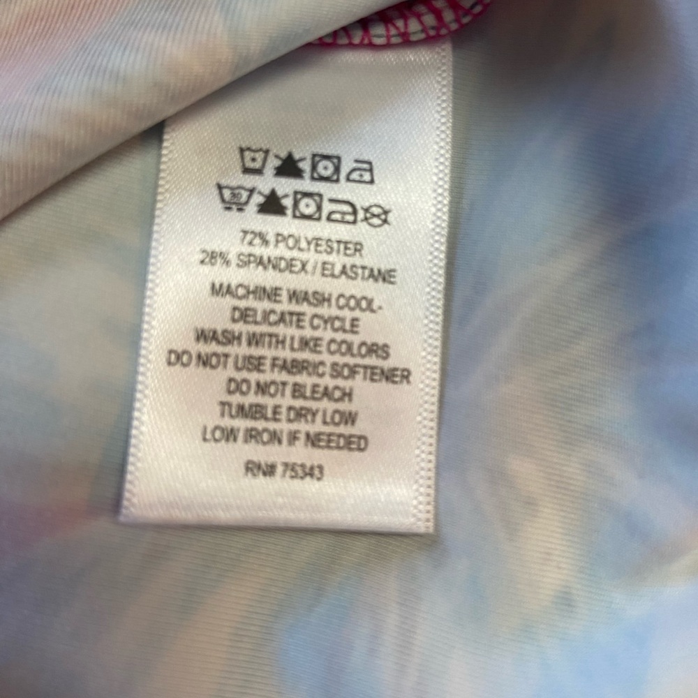 Tommy Bahama Sz M Pink and Blue Floral Women’s Mini Dress - Picture 11 of 11